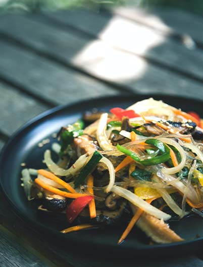 Stir-fried vegetables